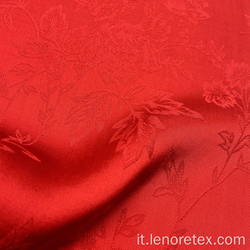 Tessuto Jacquard in tessuto 100% viscosa 30s Rayon Jacquard